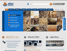 Tablet Screenshot of biomass-briquette.com
